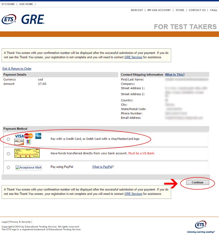 epayment24 | گزارش نمره GRE ، نحوه ریپورت نمره جی آر ای