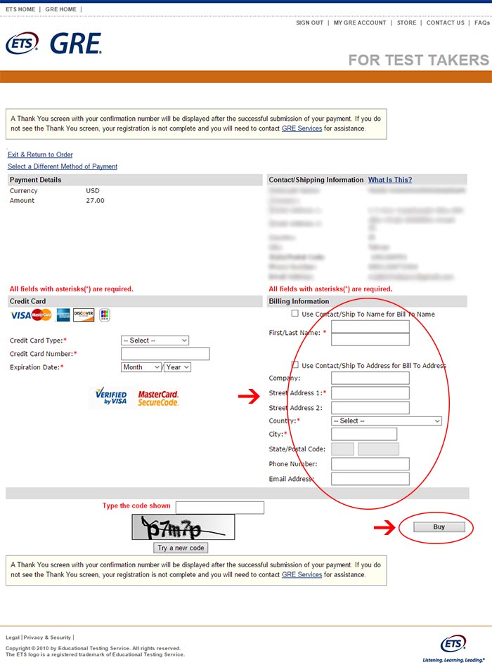 epayment24 | گزارش نمره GRE ، نحوه ریپورت نمره جی آر ای