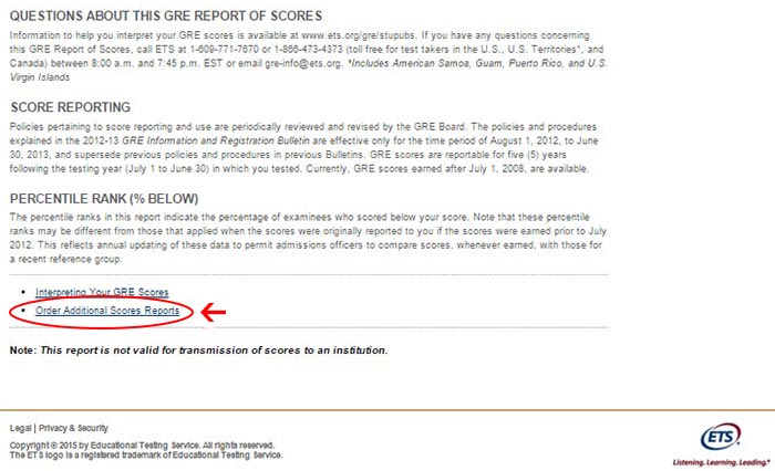epayment24 | گزارش نمره GRE ، نحوه ریپورت نمره جی آر ای
