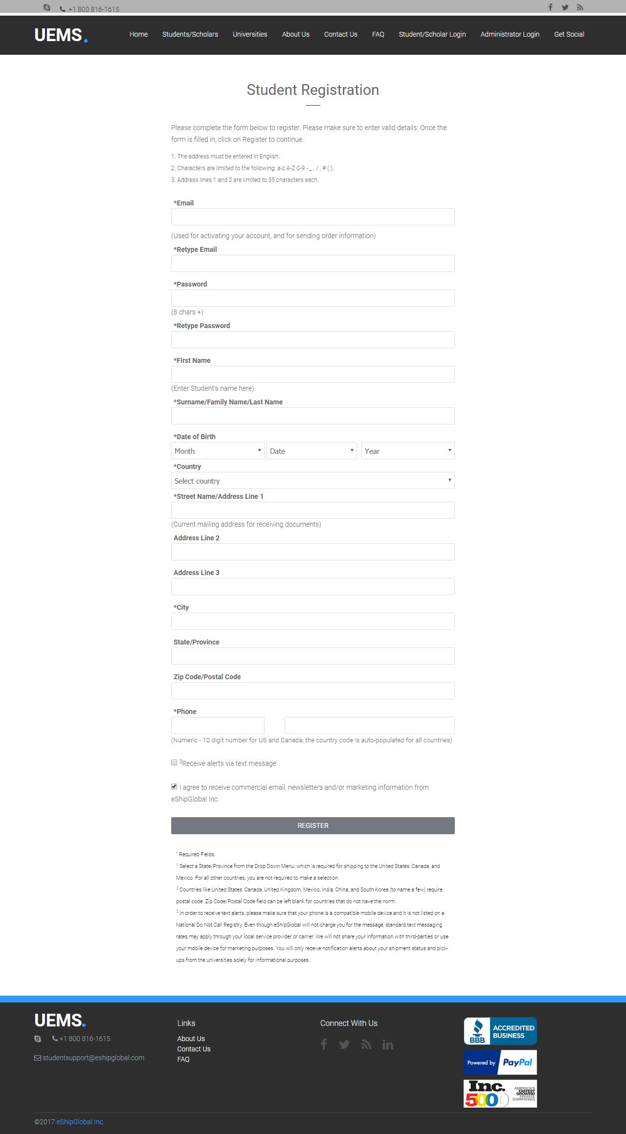 epayment24 | راهنمای ساخت اکانت پست UEMS ، روش پرداخت پست UEMS