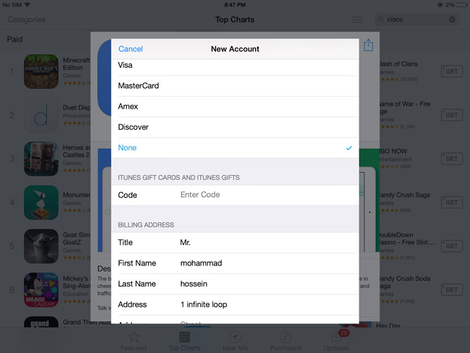 epayment24 | ساخت Apple ID ، حساب کاربری اپل