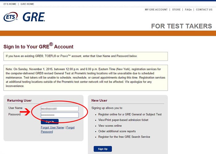 لغو آزمون GRE