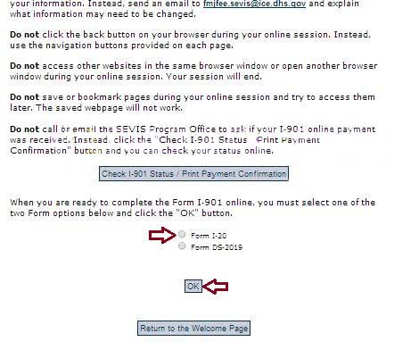 epayment24 | پرداخت SEVIS Fee ، هزینه سویس فی