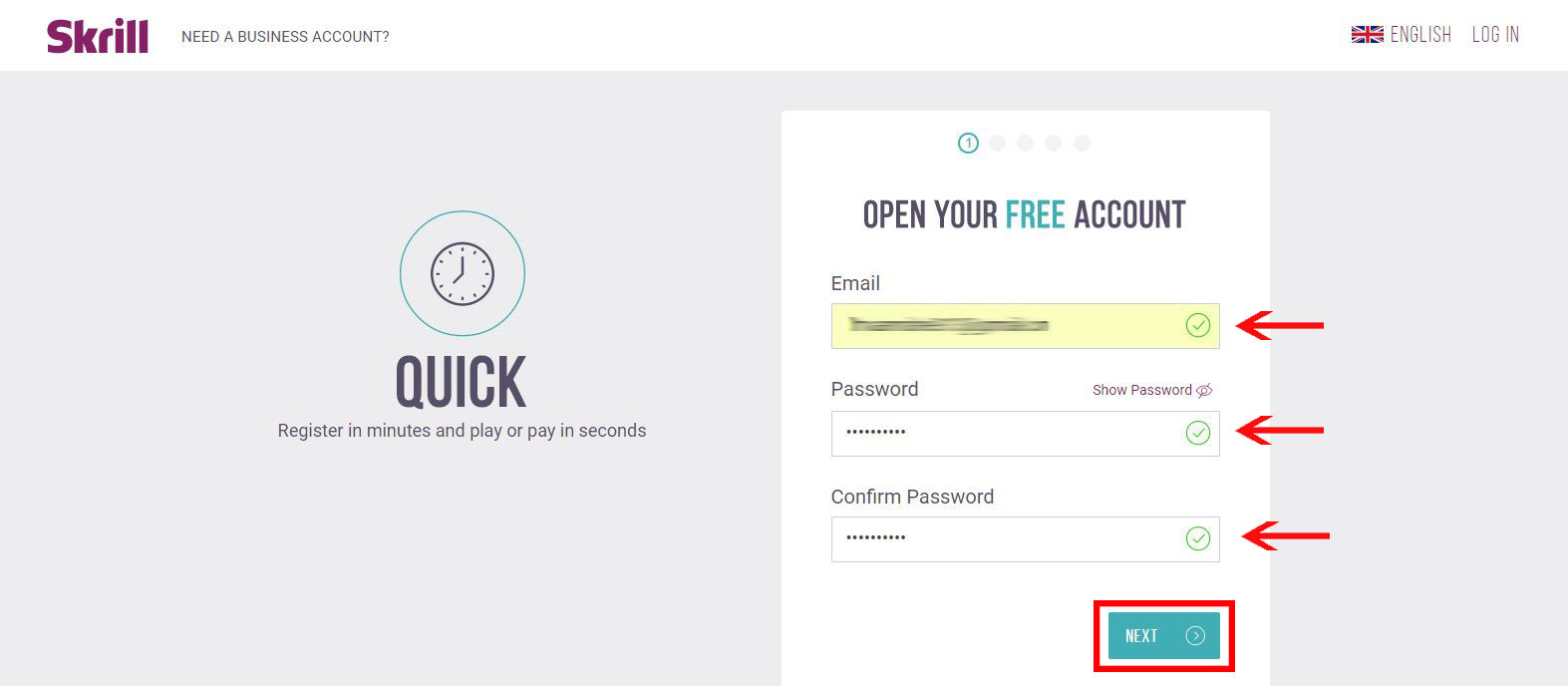 epayment24 ، مراحل راهنمای تصویری افتتاح حساب اسکریل یا مانی بوکرز را جهت ثبت نام سریع حساب skrill آماده کرده است.