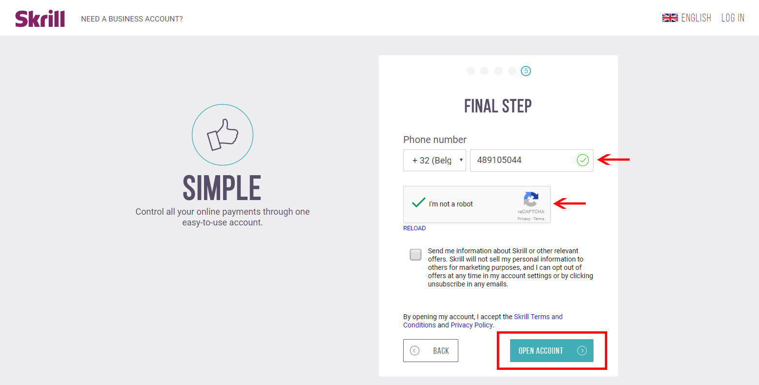 epayment24 ، مراحل راهنمای تصویری افتتاح حساب اسکریل یا مانی بوکرز را جهت ثبت نام سریع حساب skrill آماده کرده است.
