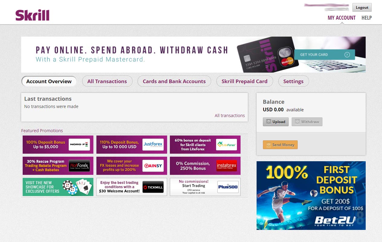 epayment24 ، مراحل راهنمای تصویری افتتاح حساب اسکریل یا مانی بوکرز را جهت ثبت نام سریع حساب skrill آماده کرده است.