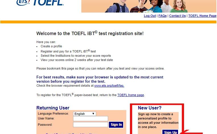 epayment24 | حساب کاربری تافل ، آزمون TOEFL ، آزمون زبان بین المللی