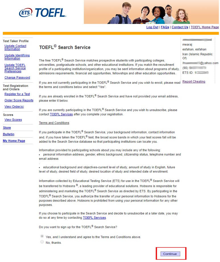 epayment24 | ثبت نام تافل ، هزینه آزمون TOEFL ، راهنمای پرداخت آزمون تافل