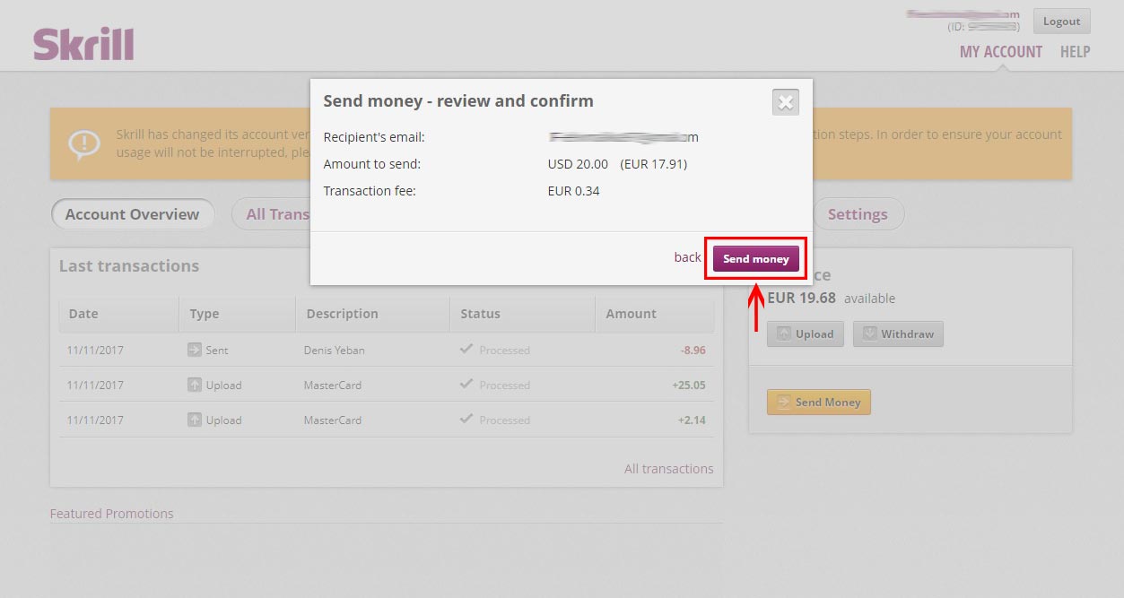 epayment24 | ارسال پول با اسکریل ، راهنمای ارسال پول با مانی بوکرز (moneybookers)