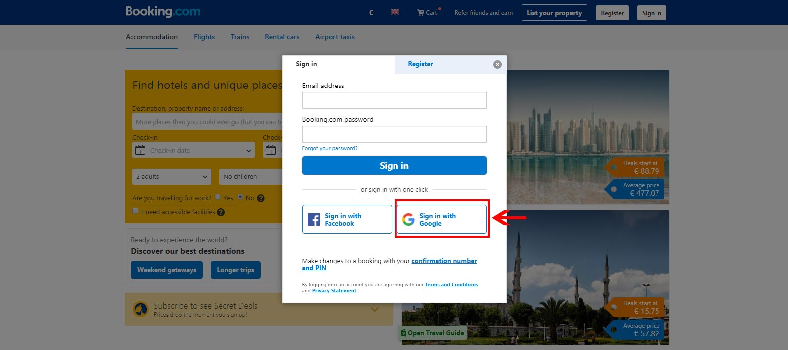 epayment24 | راهنمای تصویری رزرو هتل خارجی ، سایت Booking