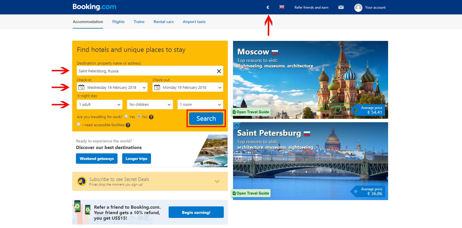 epayment24 | راهنمای تصویری رزرو هتل خارجی ، سایت Booking