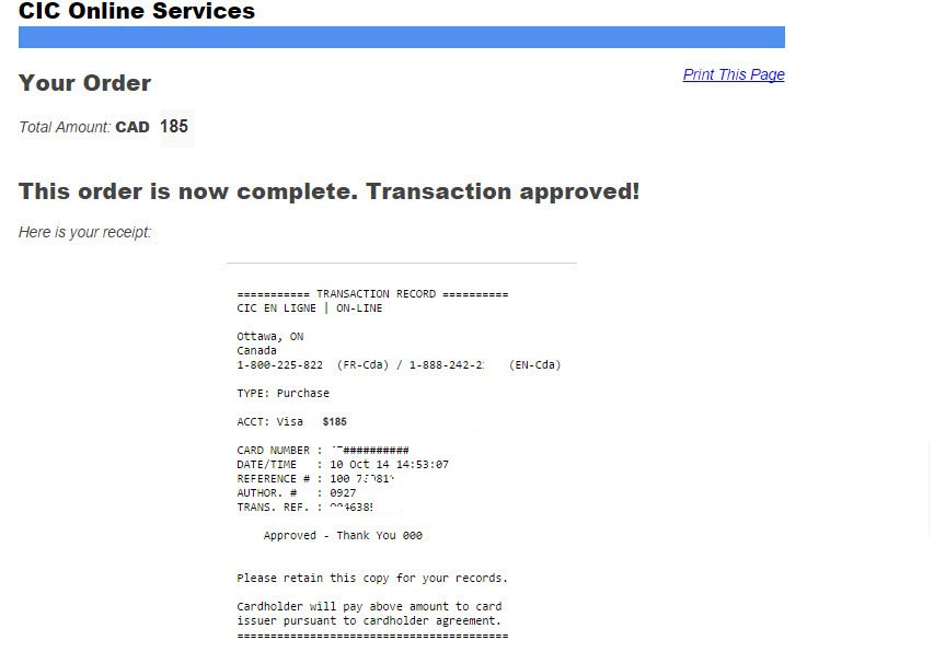 epayment24 | پرداخت ویزای آنلاین کانادا ، پرداخت ویزا کانادا با مسترکارت
