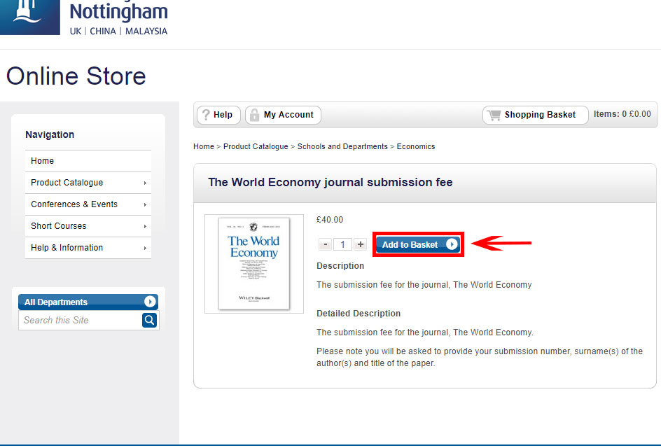 مرحله پنجم خرید از دانشگاه ناتینگهام
